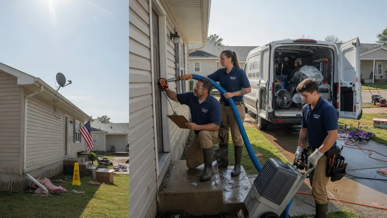Ceiling Water Damage Restoration in East Baldwin, ME near me